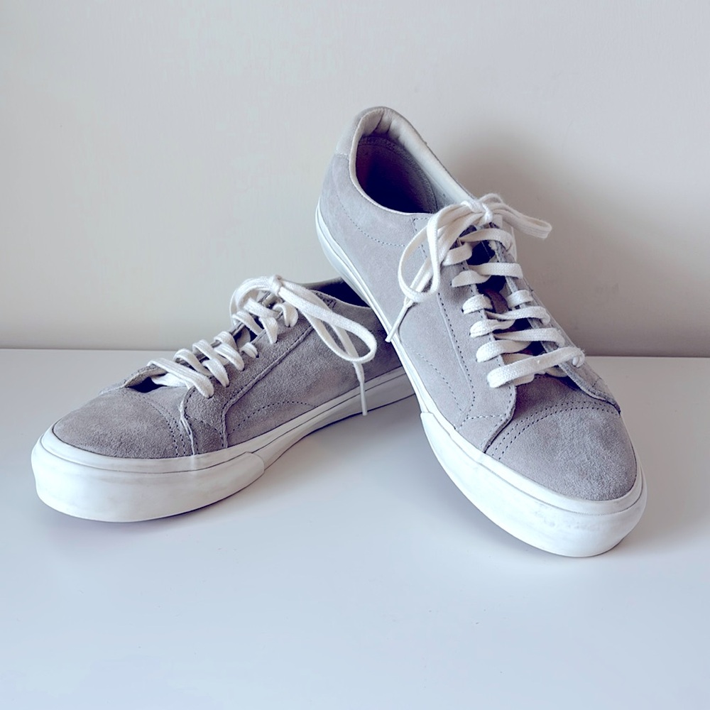 Vans Men's UltraCush Skateboard Shoes Suede Canvas Gray Sneakers Size 7 EUC